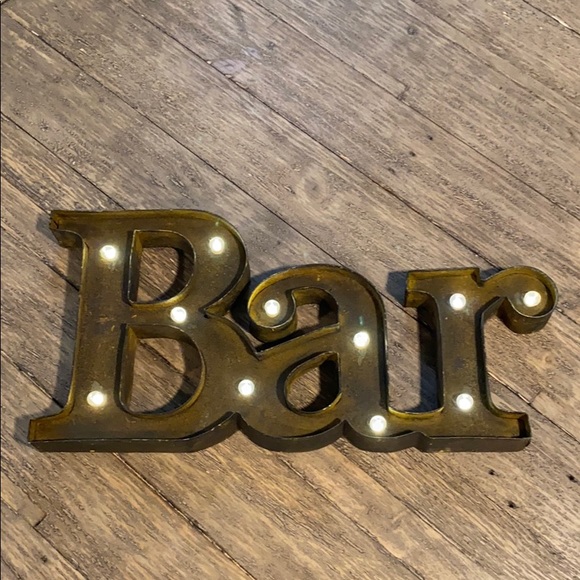 BAR Lighted Wall Sign - Picture 2 of 10